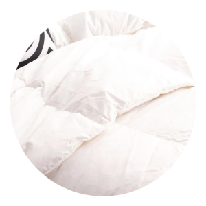 ACOLCHADO DE PLUMAS ORO TWIN BLANCO CASABLANCA