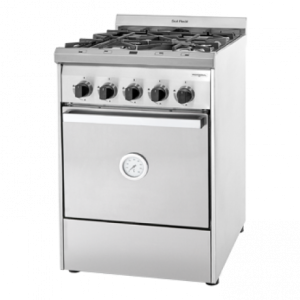 COCINA PROFESIONAL 4 HORNALLAS PUERTA ACERO 516-MG SOL REAL