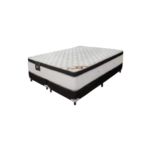 COLCHON Y SOMMIER 2.00X2.00 DE ESPUMA MONACO SUEÑO DORADO