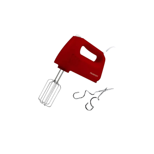BATIDORA DE MANO 300W ROJA CON BASE PE-HMA550R PEABODY