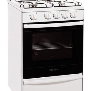 COCINA 55 CM BLANCA 4 HORNALLAS 89644VM VOLCAN