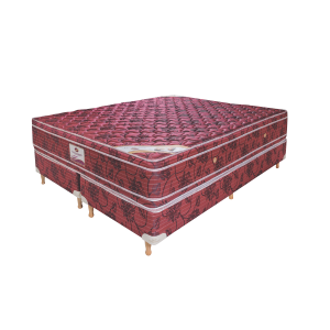 COLCHON Y SOMMIER 1.60X2.00 DE RESORTES PREMIUM SUEÑO DORADO