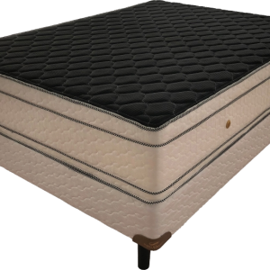 COLCHON Y SOMMIER 1.40X1.90 DE ESPUMA PLATINUM SUEÑO DORADO