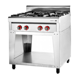 ANAFE 4 HORNALLAS ACERO INOXIDABLE 731 SOL REAL