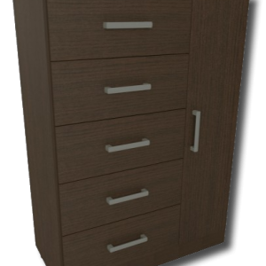 CHIFONIER 0.90MTS LINEA NORDICA WENGUE 3413 ORLANDI