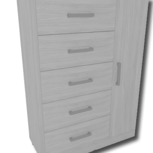 CHIFONIER 0.90MTS LINEA NORDICA JACARANDA 3415 ORLANDI