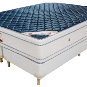 COLCHON Y SOMMIER 2.00X2.00 DE ESPUMA PLATINUM SUEÑO DORADO
