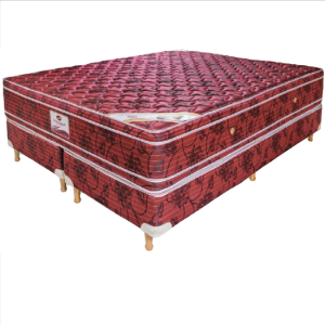 COLCHON Y SOMMIER 2.00X2.00 DE RESORTES PREMIUM SUEÑO DORADO