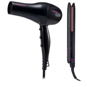 COMBO SECADOR DE PELO Y PLANCHITA AK-6000AP ARROW