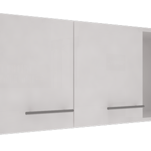 ALACENA 1.20 MTS CON ESTANTE BLANCA- 3035