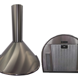 CAMPANA 60 CM. SEMI-CIRCULAR. ACERO INOXIDABLE