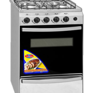 COCINA 54 CM. TURENA 4 HORNALLAS AC. INOX. G.N. 483T/VA