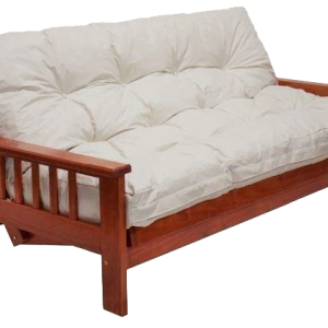 FUTON 3 CUERPOS TABACO LAQUEADO DE FRANCE