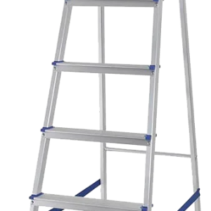 ESCALERA ALUMINIO 7 ESCALONES 2080320 DESCANSAR