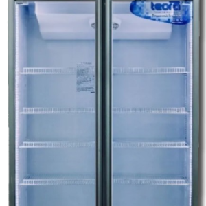 EXHIBIDORA VERTICAL BAJA TEMPERATURA 2 PUERTAS TEV950BT TEORA