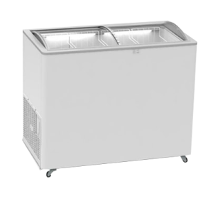 EXHIBIDORA HORIZONTAL VIDRIO CURVO FR2500 TVH BRIKET