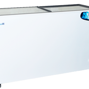 EXHIBIDOR HORIZONTAL 800 LTS TAPA VIDRIO RECTA TEORA