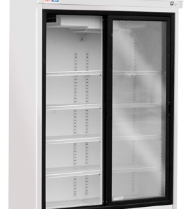 EXHIBIDORA VERTICAL 2 PTAS. CORREDIZAS FRIDER