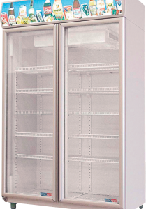 EXHIBIDORA VERTICAL 2 PUERTAS POSTERIOR