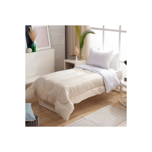 ACOLCHADO BITONO FULL LINO CLARO CASABLANCA