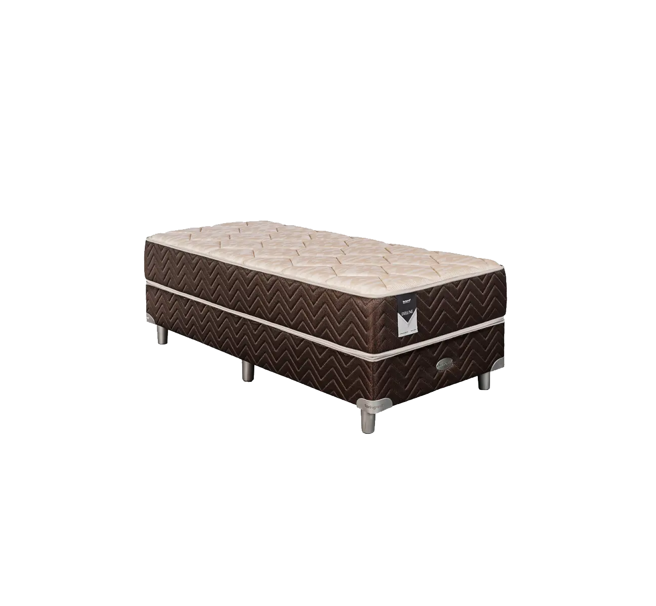 COLCHON Y SOMMIER 0.90X1.90 DE ESPUMA DELUXE SPRINGWALL