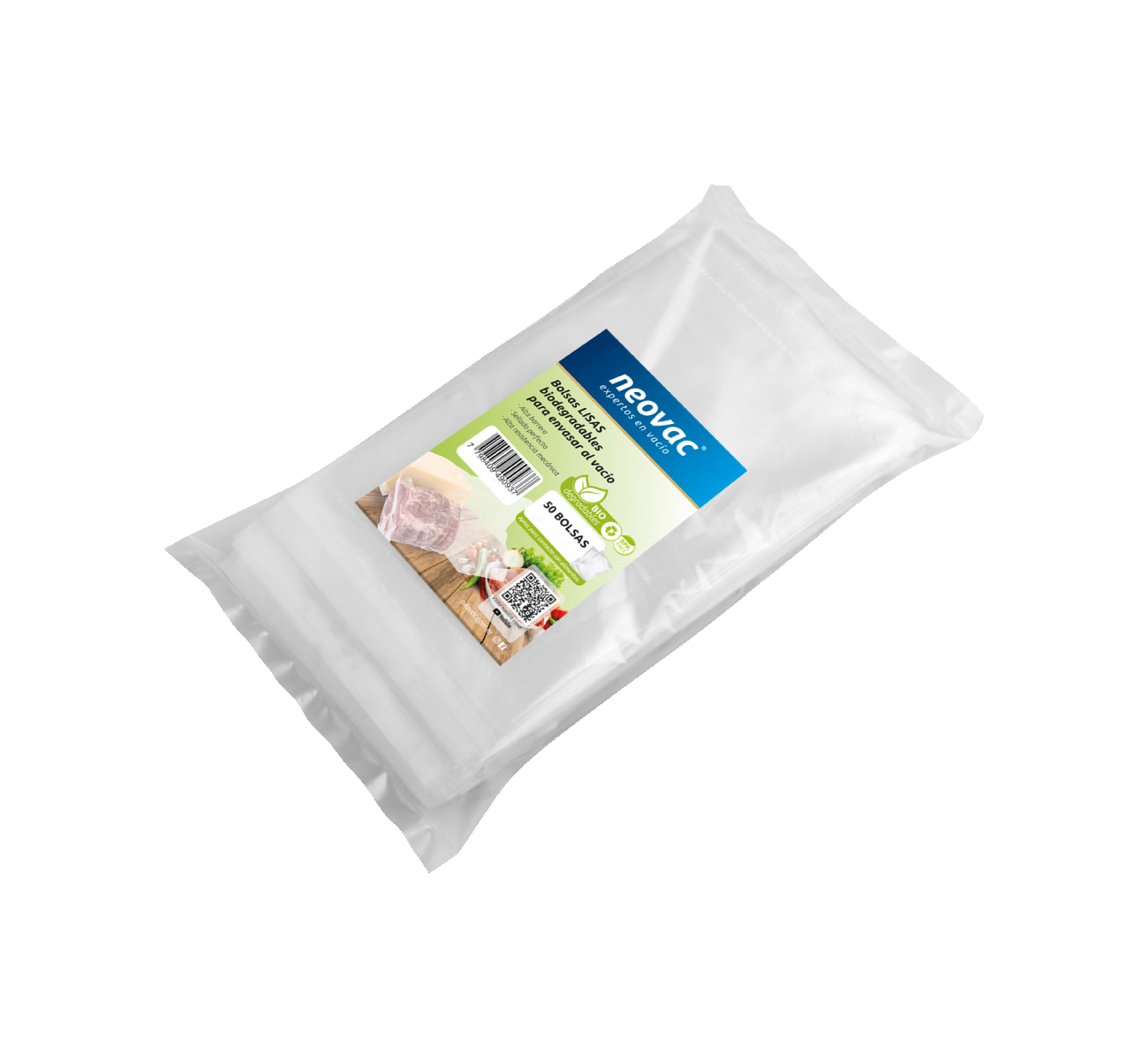 BOLSA GOFRADA BIODEGRADABLE PARA ENVASADO AL VACIO BGBIO2840 NEOVAC