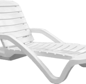 REPOSERA PLASTICA 5 POSICIONES 1.95 MTS PILETERA