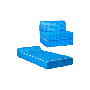 SILLON CAMA 1 PLAZA PLEGABLE AZUL MAXIKING