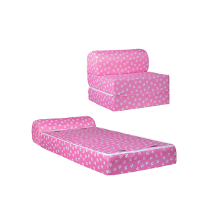 SILLON CAMA 1 PLAZA PLEGABLE ROSA MAXIKING