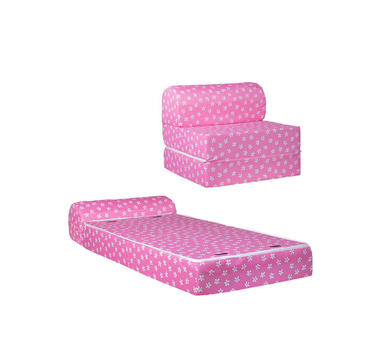 SILLON CAMA 1 PLAZA PLEGABLE ROSA MAXIKING