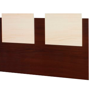 RESPALDO PARA CAMA DE 2 PLAZAS MAPLE/CHOCOLATE