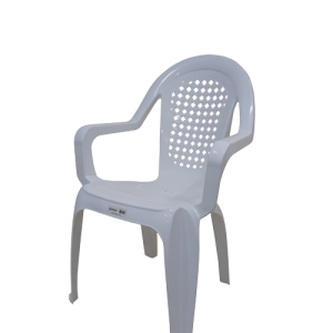 SILLON PLASTICO BLANCO RESPALDO ALTO