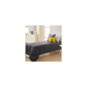 ACOLCHADO ORO LISO FULL GRIS PERLA CASABLANCA