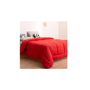 ACOLCHADO ORO LISO FULL ROJO CASABLANCA